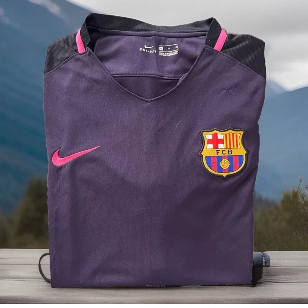 FC Barcelona Away Nike 2016/27 Jersey Purple Version Sz XL